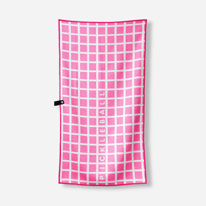 Nomadix Pickleball Towel: Pickleball Net Pink
