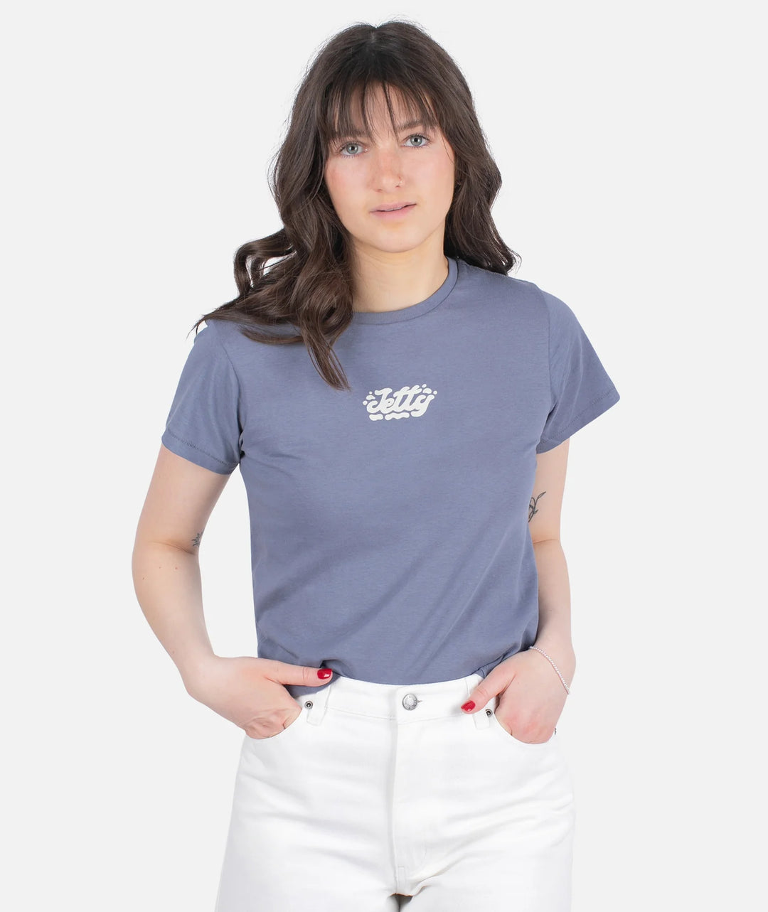 Jetty Women's Droplet Tee Blue