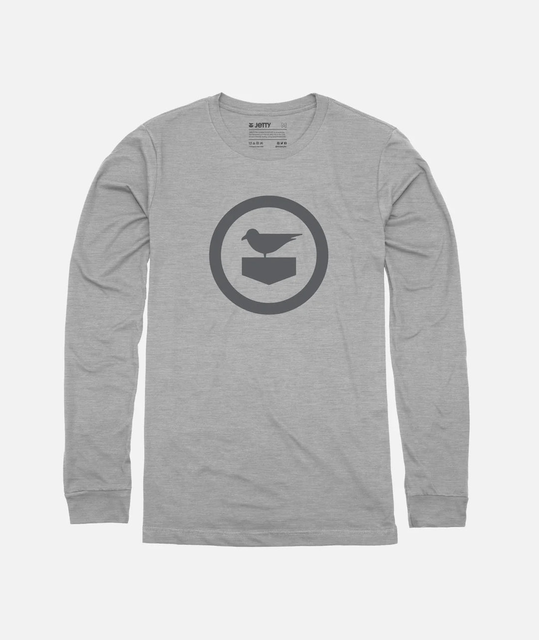 Jetty Men's Otis Icon Long Sleeve Grey