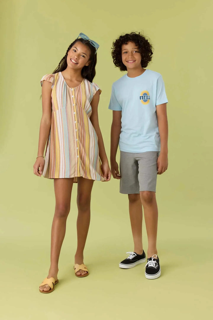 Oneill Girls' Rubie Short Dress Multi Clr pic 6 | SoHa Surf Shop