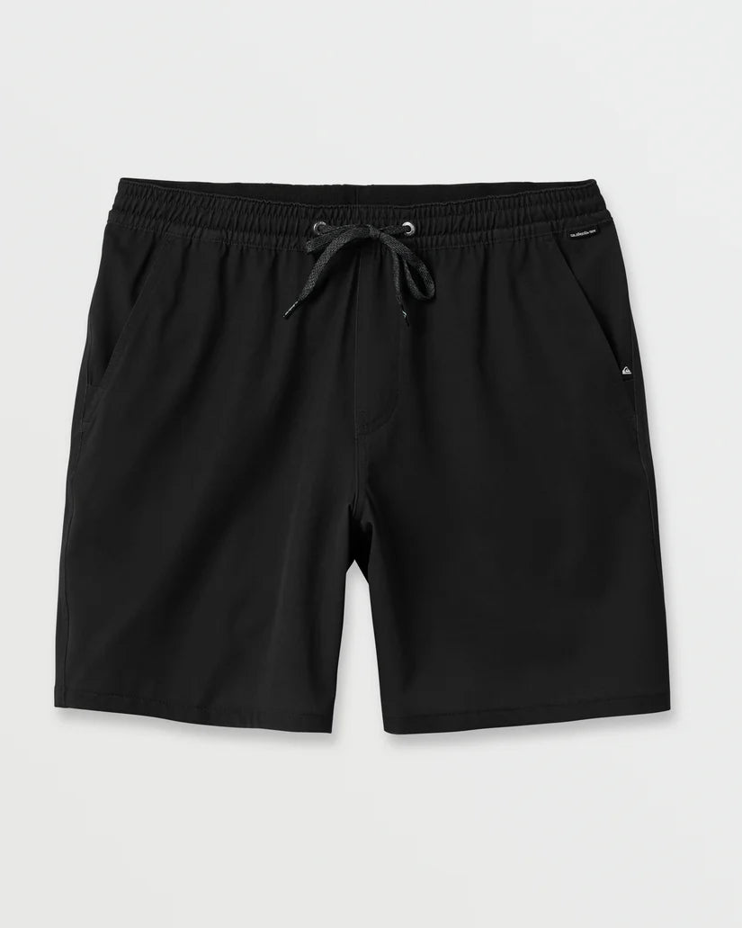 Quiksilver Men's Taxer Amphibian 18' Hybrid Shorts - Black