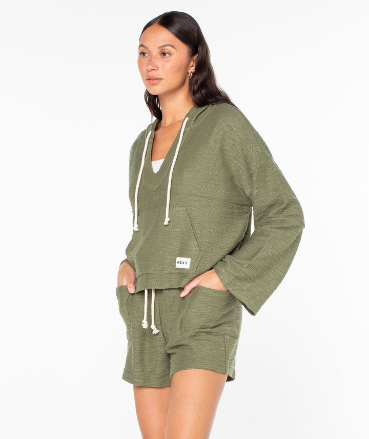 Roxy Women's Rich Coast Solid Sweater olive2