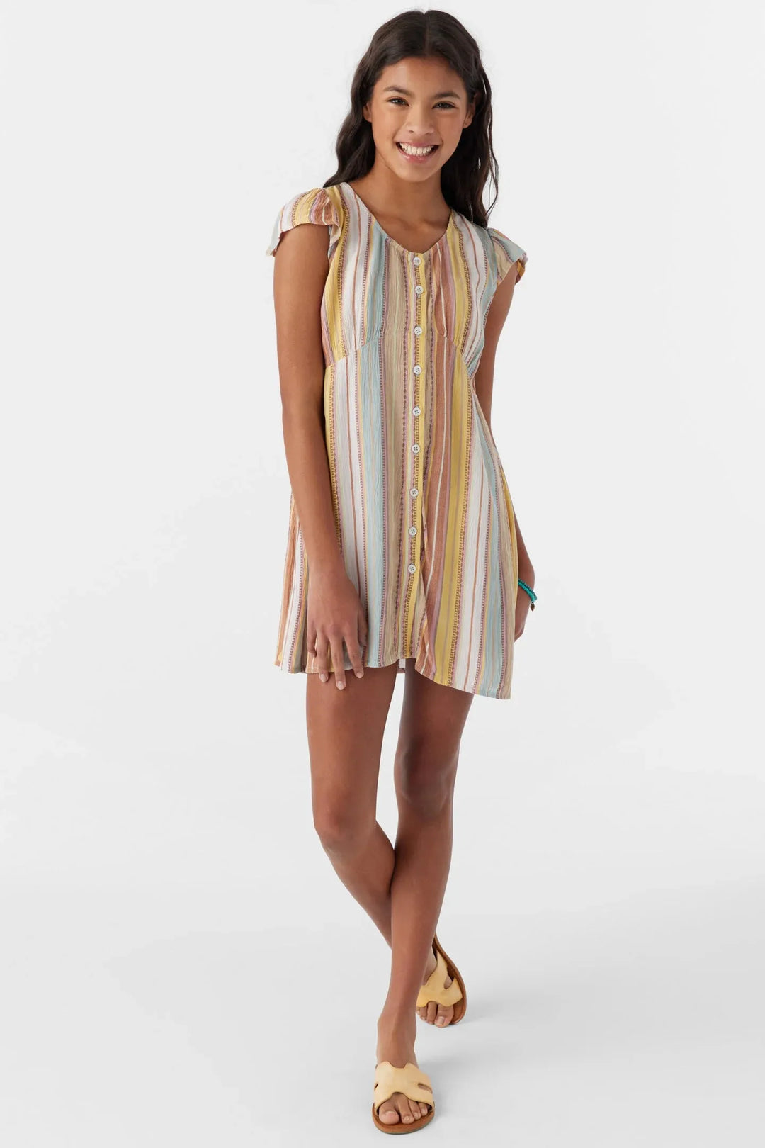 Oneill Girls' Rubie Short Dress Multi Clr pic 2 | SoHa Surf Shop
