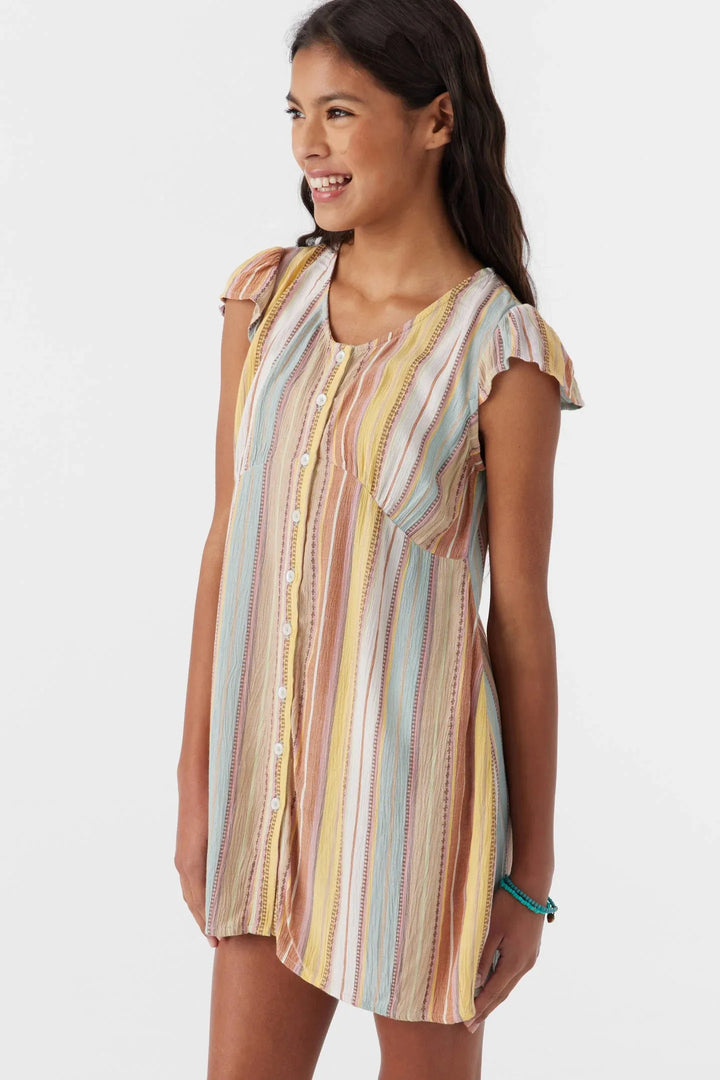 Oneill Girls' Rubie Short Dress Multi Clr pic 4 | SoHa Surf Shop