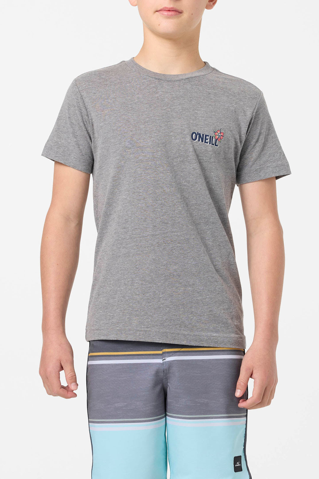 Oneill Boys Micawber Tee - Heather Grey 2