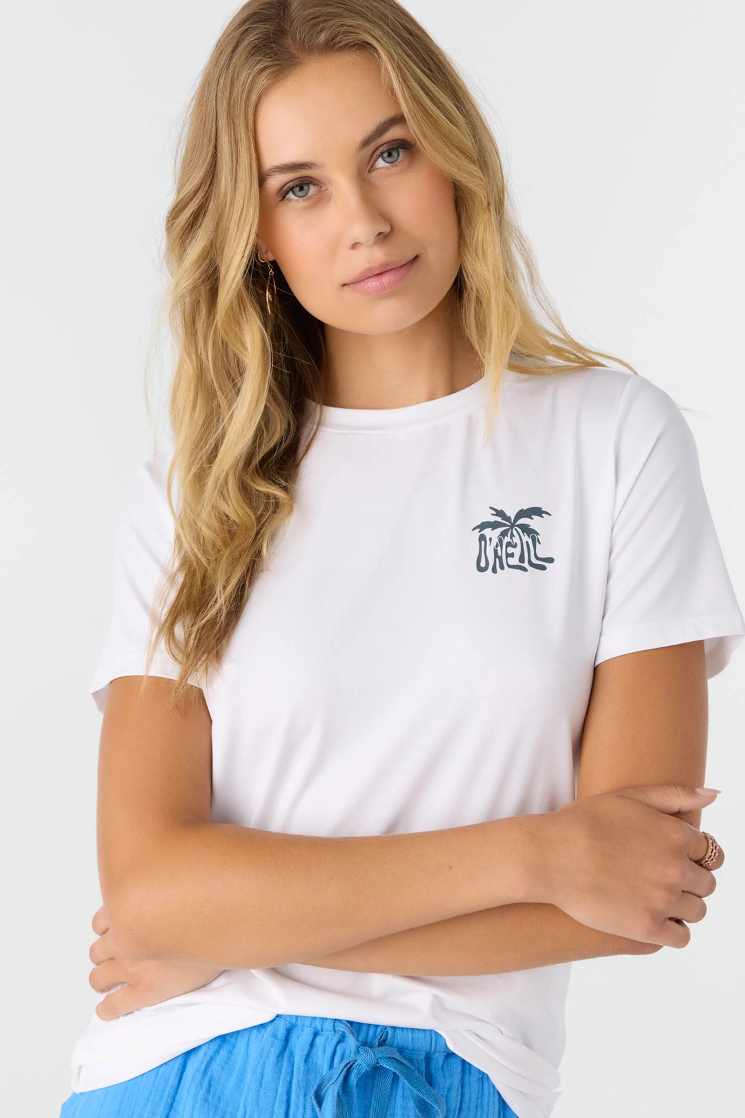 Oneill Women's Breezy Upf Short Sleeve - White