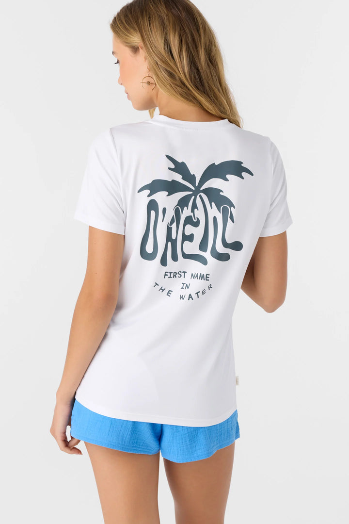 Oneill Women's Breezy Upf Short Sleeve - White 1
