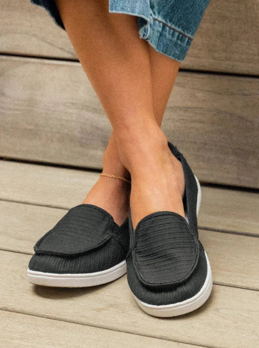 Roxy gray slip on shoes shop