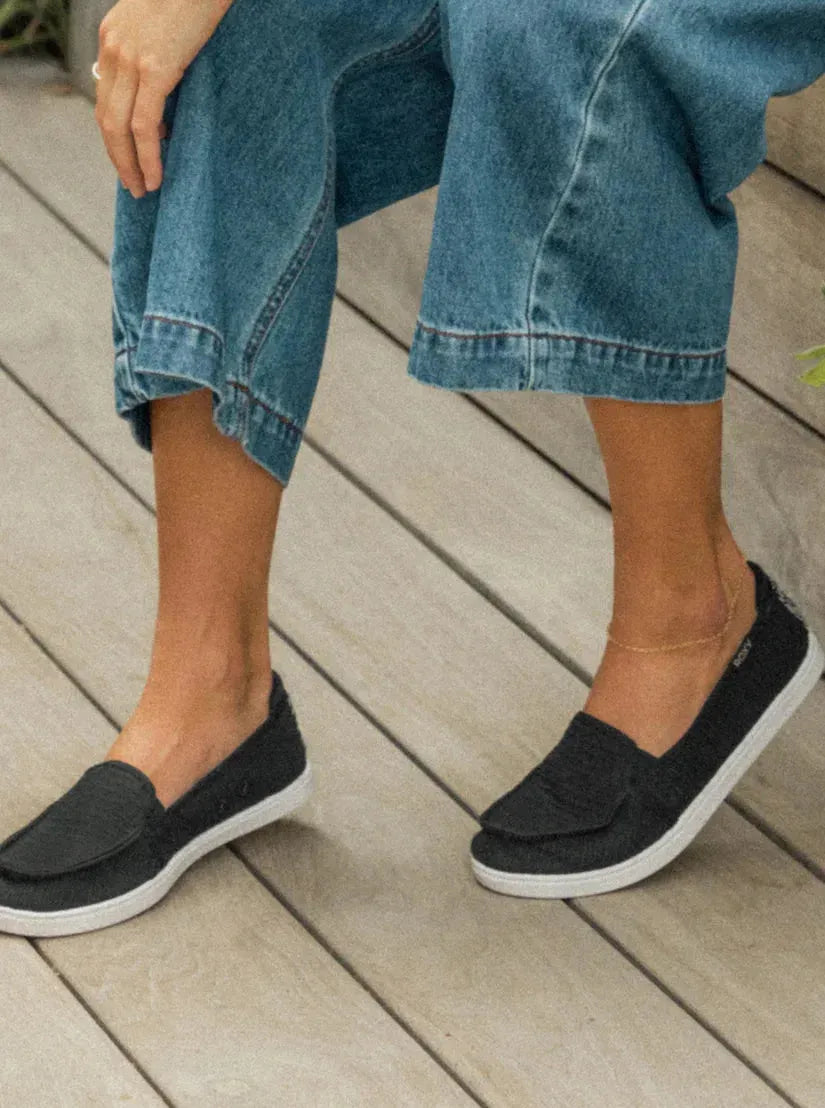 Roxy Women's Minnow Slip On Shoes Black pic 11 | SoHa Surf Shop