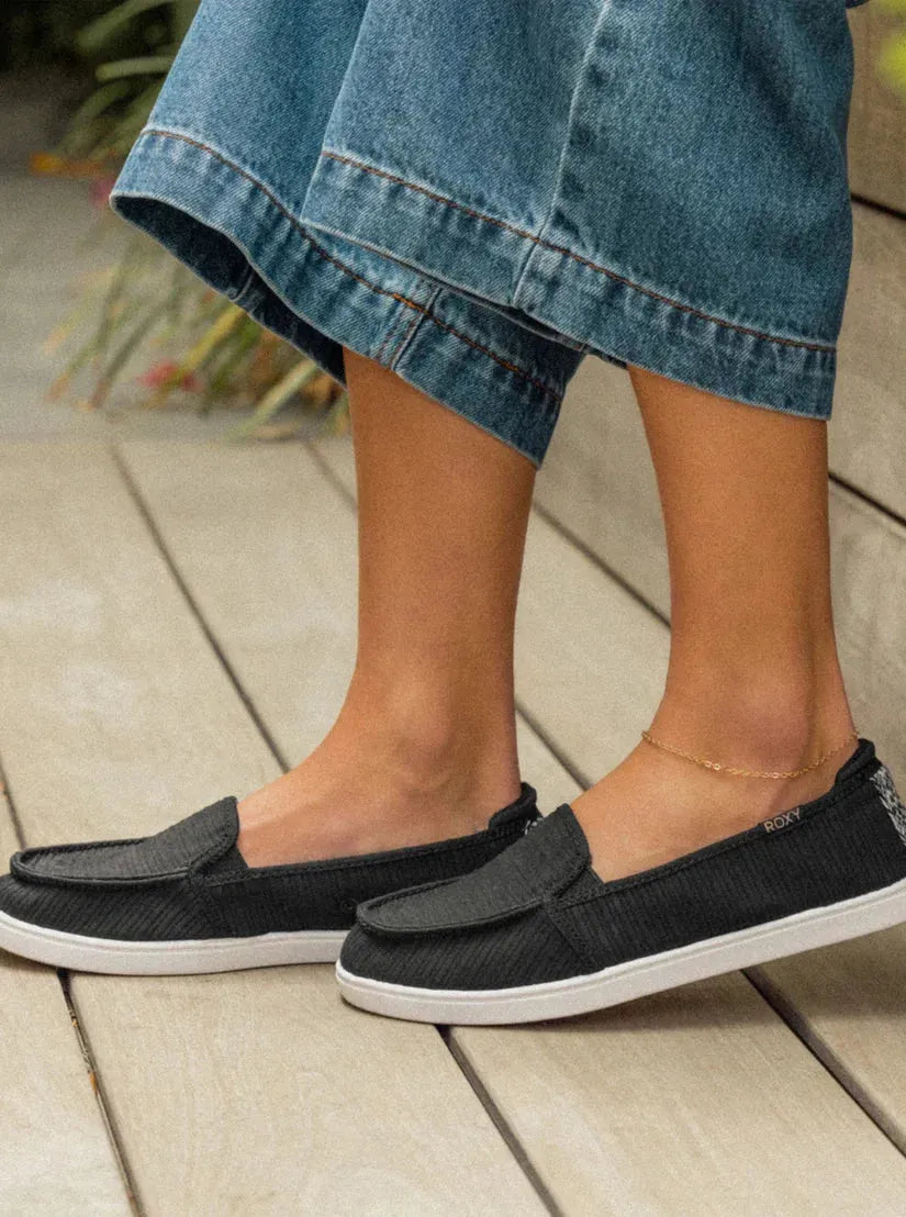 Roxy Women's Minnow Slip On Shoes Black pic 12 | SoHa Surf Shop