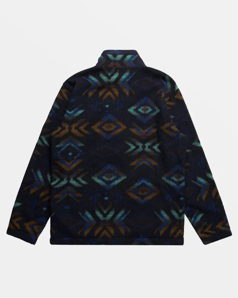 Billabong men's A/Div Boundary Mock Neck Fleece Navy pic 10 | SoHa Surf Shop