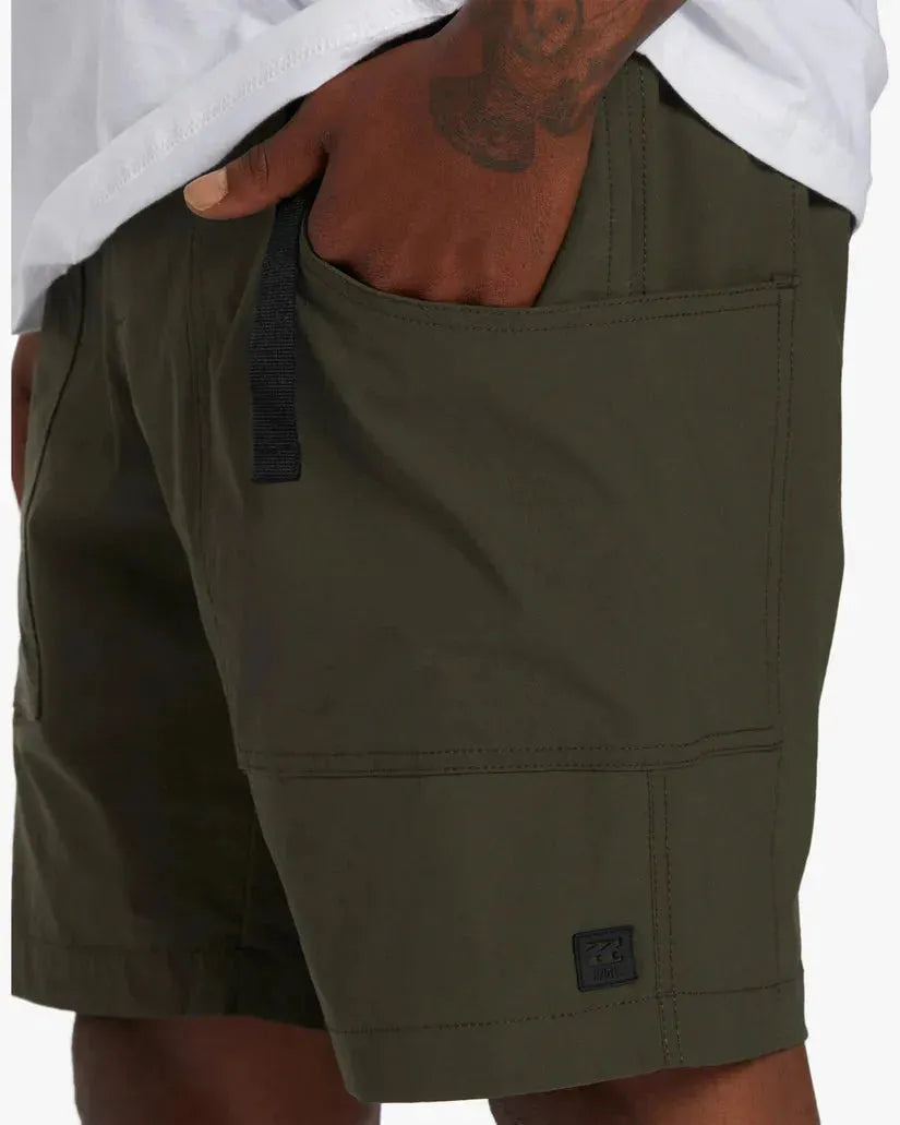Billabong Men's Surftrek Trail Climber Short Military pic 2 | SoHa Surf Shop