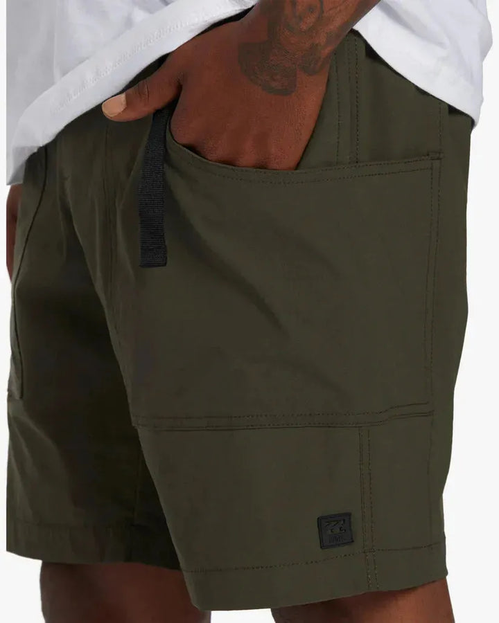 Billabong Men's Surftrek Trail Climber Short Military pic 2 | SoHa Surf Shop