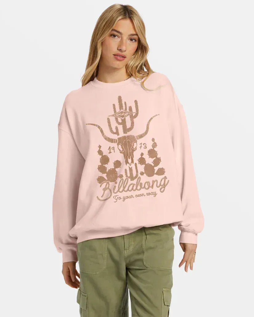 Billabong womens sweatshirt clearance