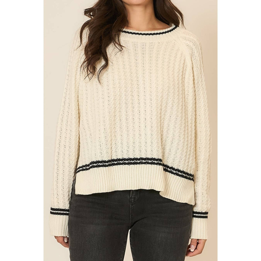 Soft Cable Knit Oversize Sweater