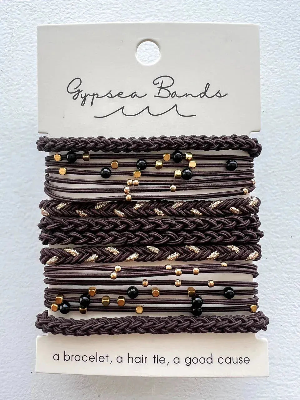 Gypsea Bands Mocha Hair Tie Bracelet Default Title pic 1 | SoHa Surf Shop