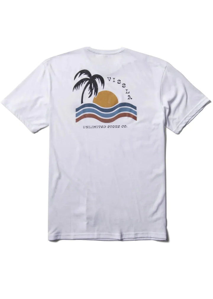 High Tide Comp Lite Performance Tee White pic 1 | SoHa Surf Shop