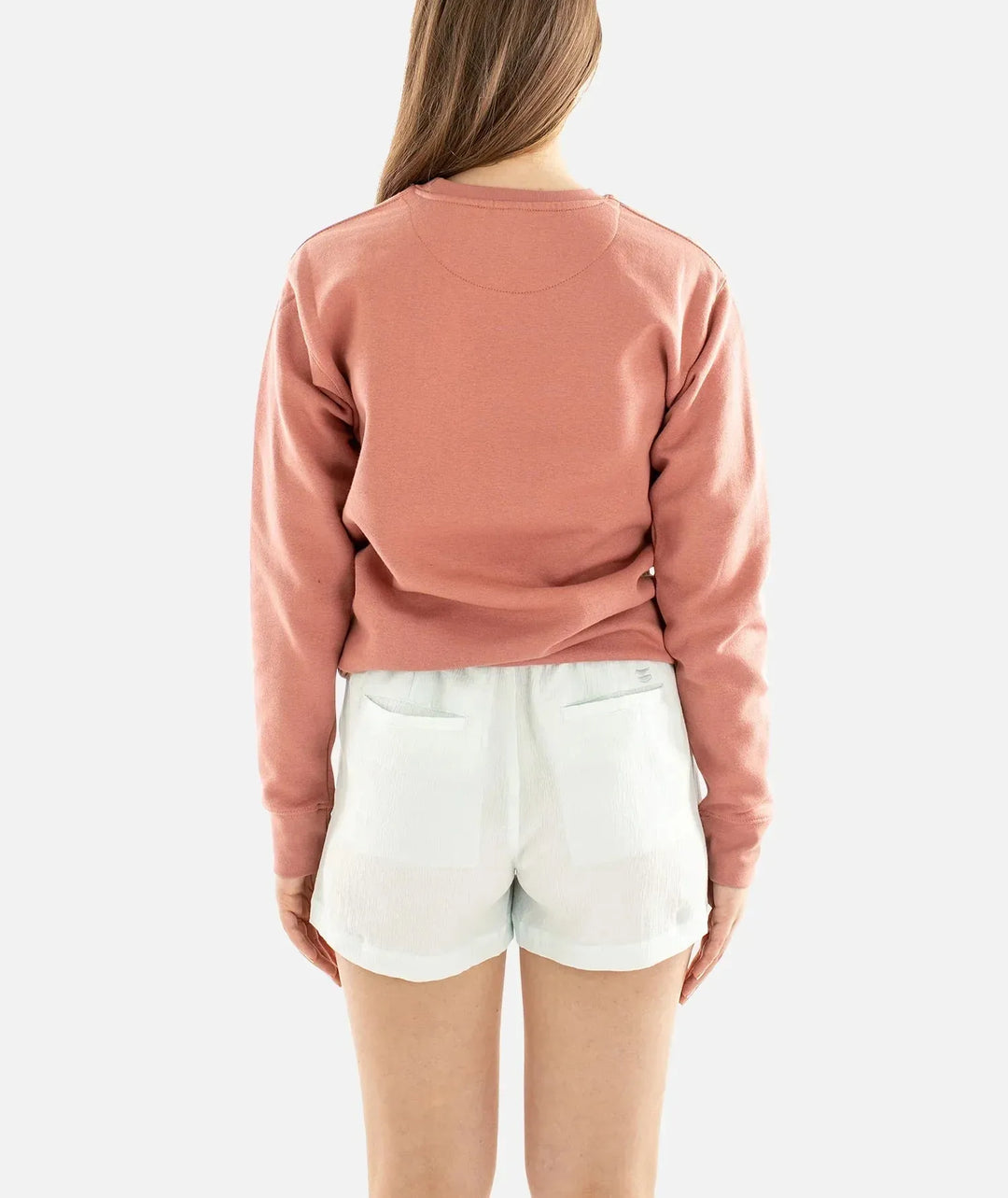 Jetty Women's Aster Crew Dusty Rose pic 2 | SoHa Surf Shop