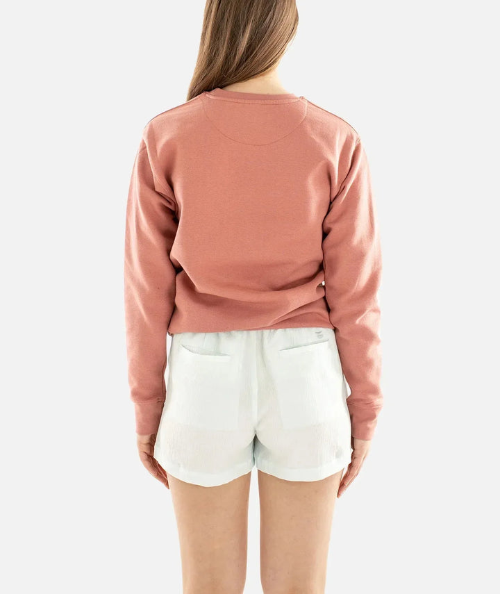 Jetty Women's Aster Crew Dusty Rose pic 2 | SoHa Surf Shop