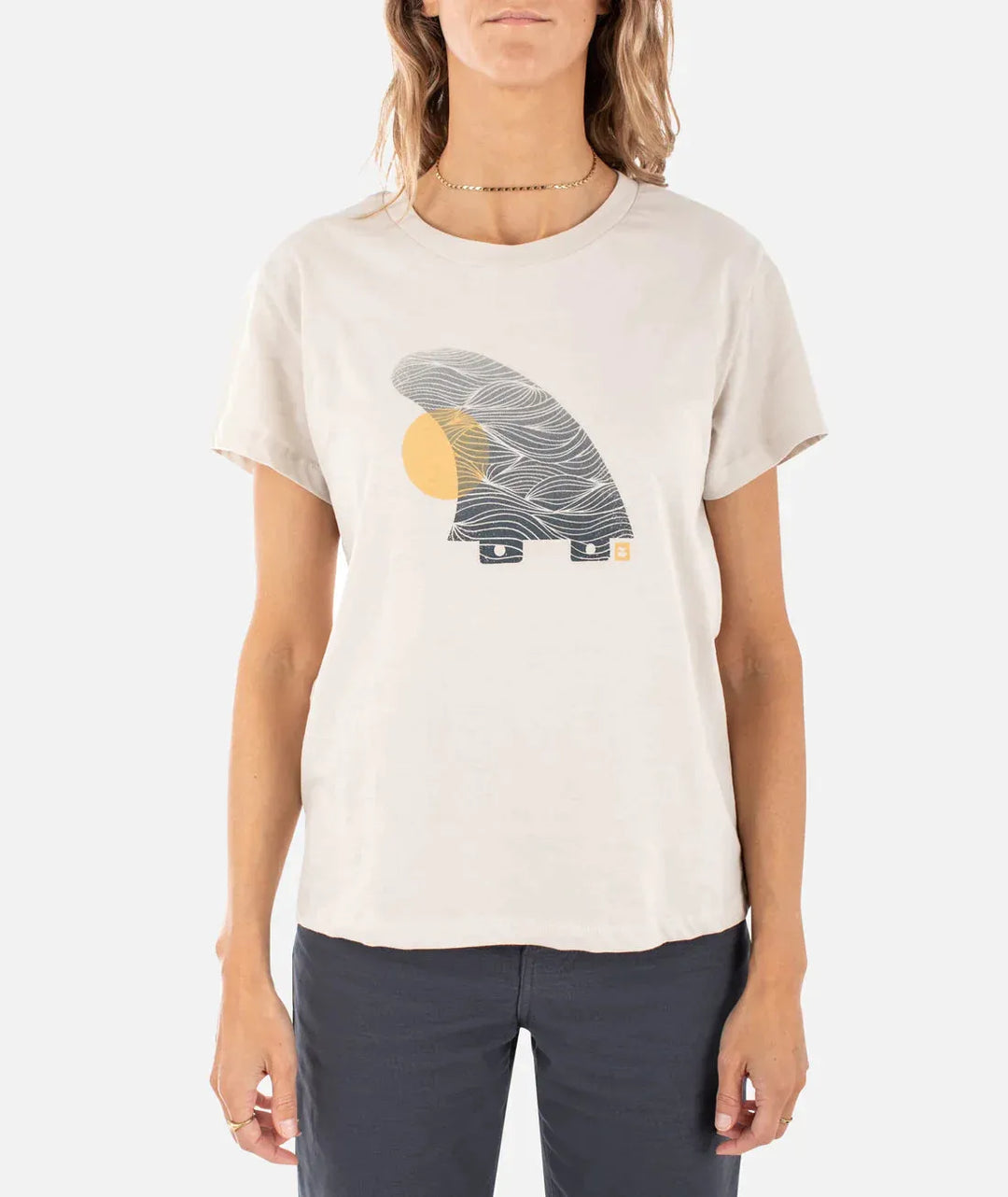 Jetty Women's Glider Tee Bone pic 1 | SoHa Surf Shop