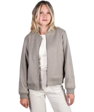 Jetty Women's Langco Bomber Jacket Pumice pic 1 | SoHa Surf Shop