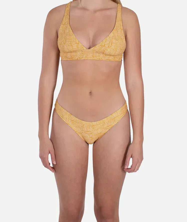 Jetty Women's Stella Swim Bottom Yellow pic 1 | SoHa Surf Shop