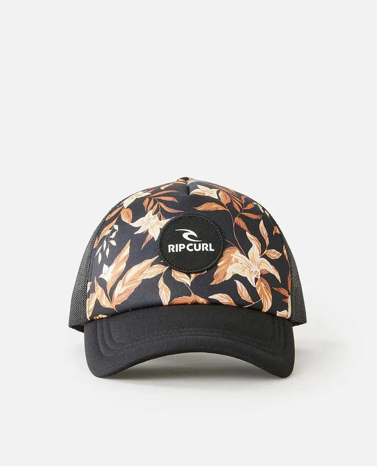 Ripcurl Women's La Isla Trucker Hat Black pic 1 | SoHa Surf Shop