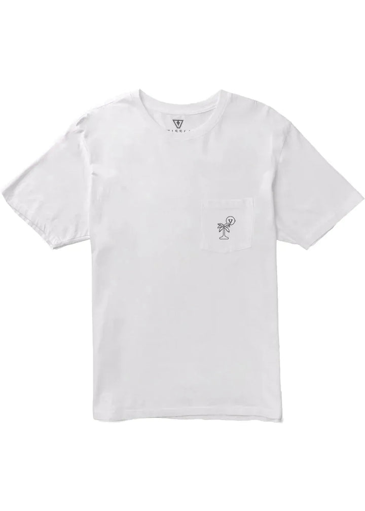 Mojito Premium Pkt Tee White pic 2 | SoHa Surf Shop