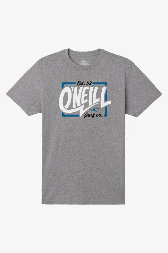 Oneill Boys Ziggy Tee Heather Grey pic 1 | SoHa Surf Shop