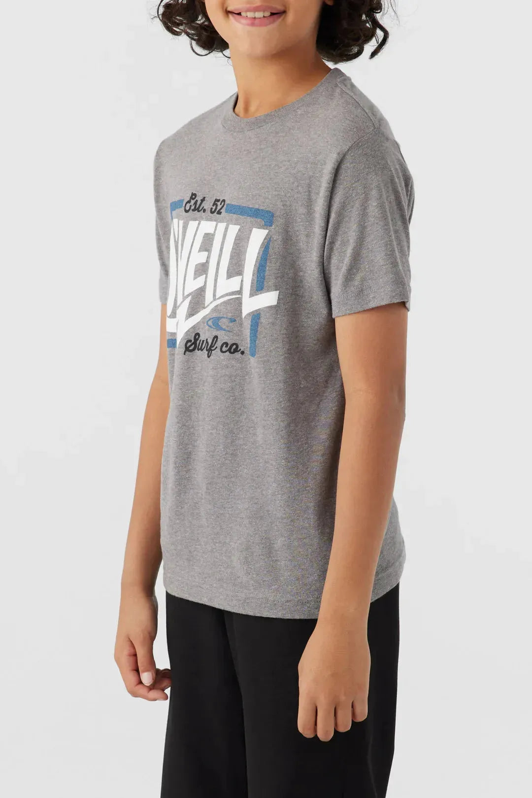 Oneill Boys Ziggy Tee Heather Grey pic 3 | SoHa Surf Shop