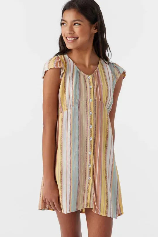 Oneill Girls' Rubie Short Dress Multi Clr pic 1 | SoHa Surf Shop