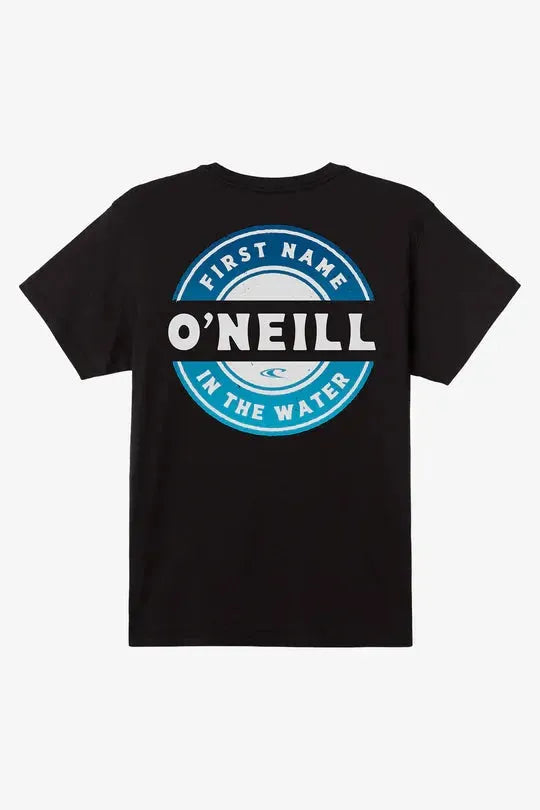 Oneill Men's Coin Flip Tee Black pic 1 | SoHa Surf Shop