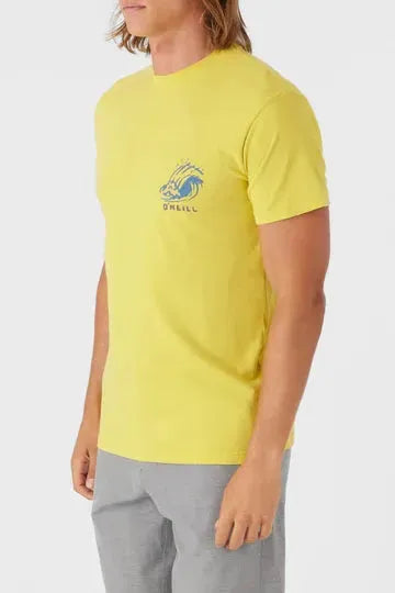 Oneill Men's Raw Power Tee Maize pic 3 | SoHa Surf Shop