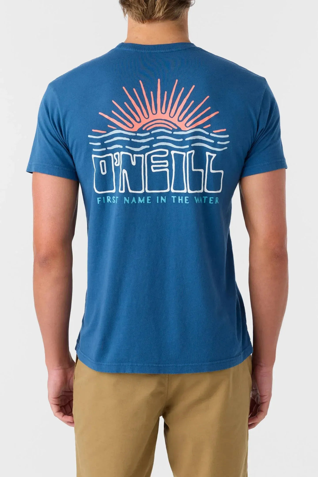 Oneill Men's Rays & Waves Tee Indigo pic 3 | SoHa Surf Shop