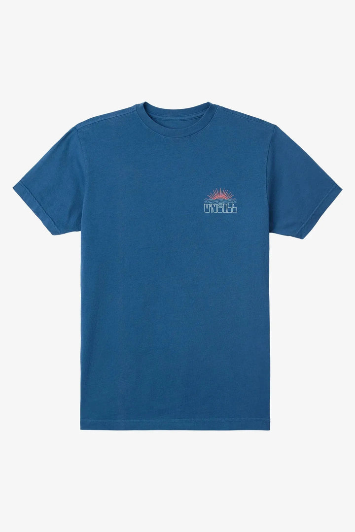 Oneill Men's Rays & Waves Tee Indigo pic 7 | SoHa Surf Shop