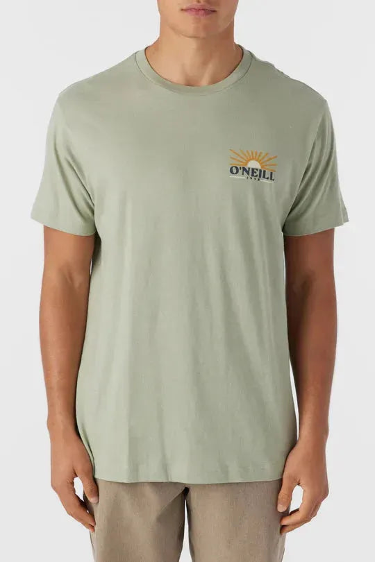 Oneill Men's Sun Supply Tee Seagrass pic 2 | SoHa Surf Shop