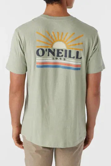 Oneill Men's Sun Supply Tee Seagrass pic 4 | SoHa Surf Shop