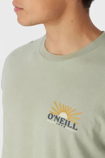 Oneill Men's Sun Supply Tee Seagrass pic 5 | SoHa Surf Shop