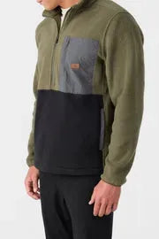 Oneill Men’s Colton High Superfleece Jacket Army pic 5 | SoHa Surf Shop