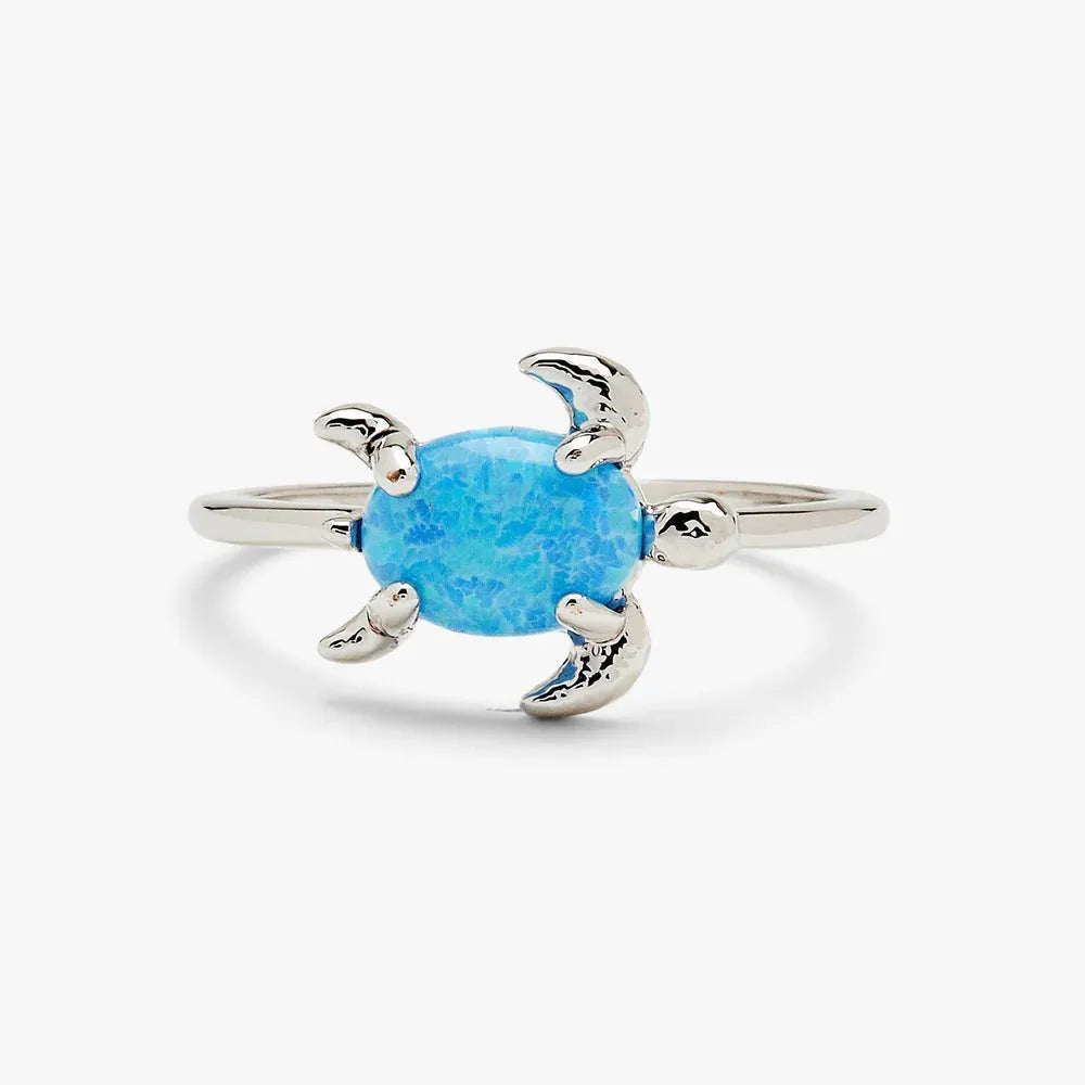 Opal Sea Turtle Ring - SoHa Surf Shop