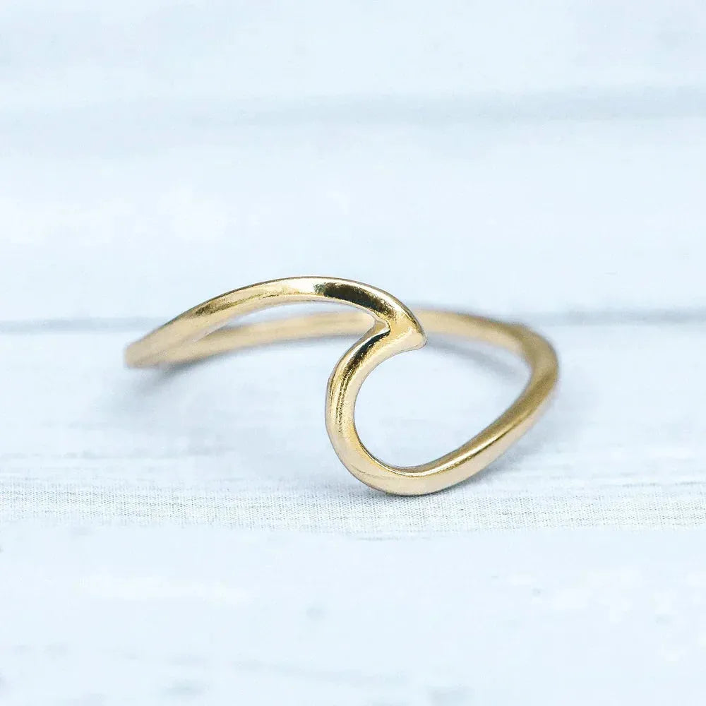 Pura Vida Wave Ring Silver pic 2 | SoHa Surf Shop