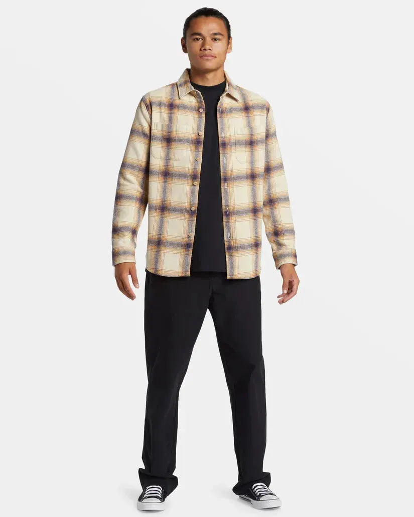 Quiksilver Men's Dna Flannel Fog DNA Flannel pic 4 | SoHa Surf Shop