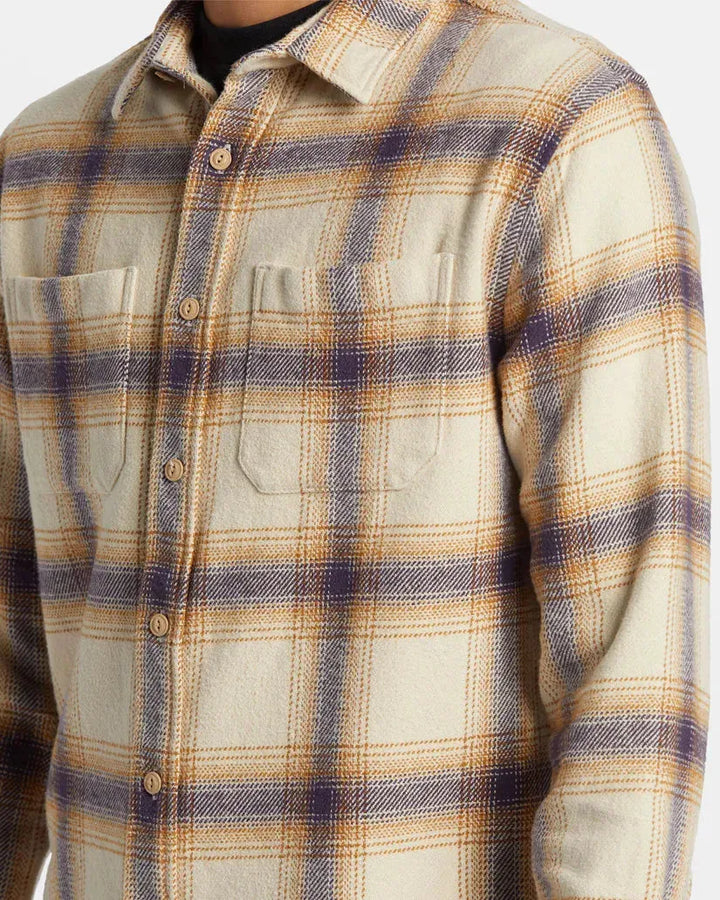 Quiksilver Men's Dna Flannel Fog DNA Flannel pic 5 | SoHa Surf Shop