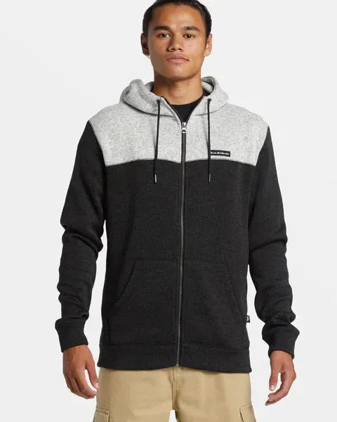 Quiksilver Men s Keller Block Zip Up Hoodie SoHa Surf Shop
