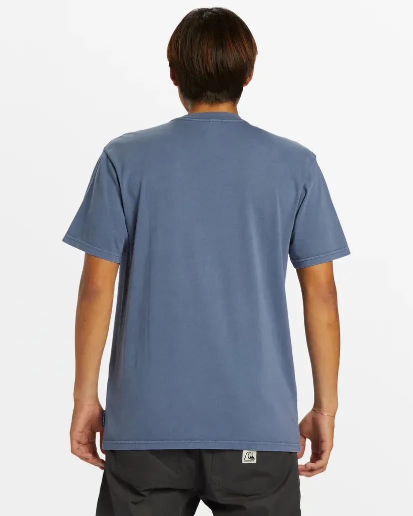 Quiksilver Men's Salt Water Pkt Tee Cloud Blue pic 10 | SoHa Surf Shop