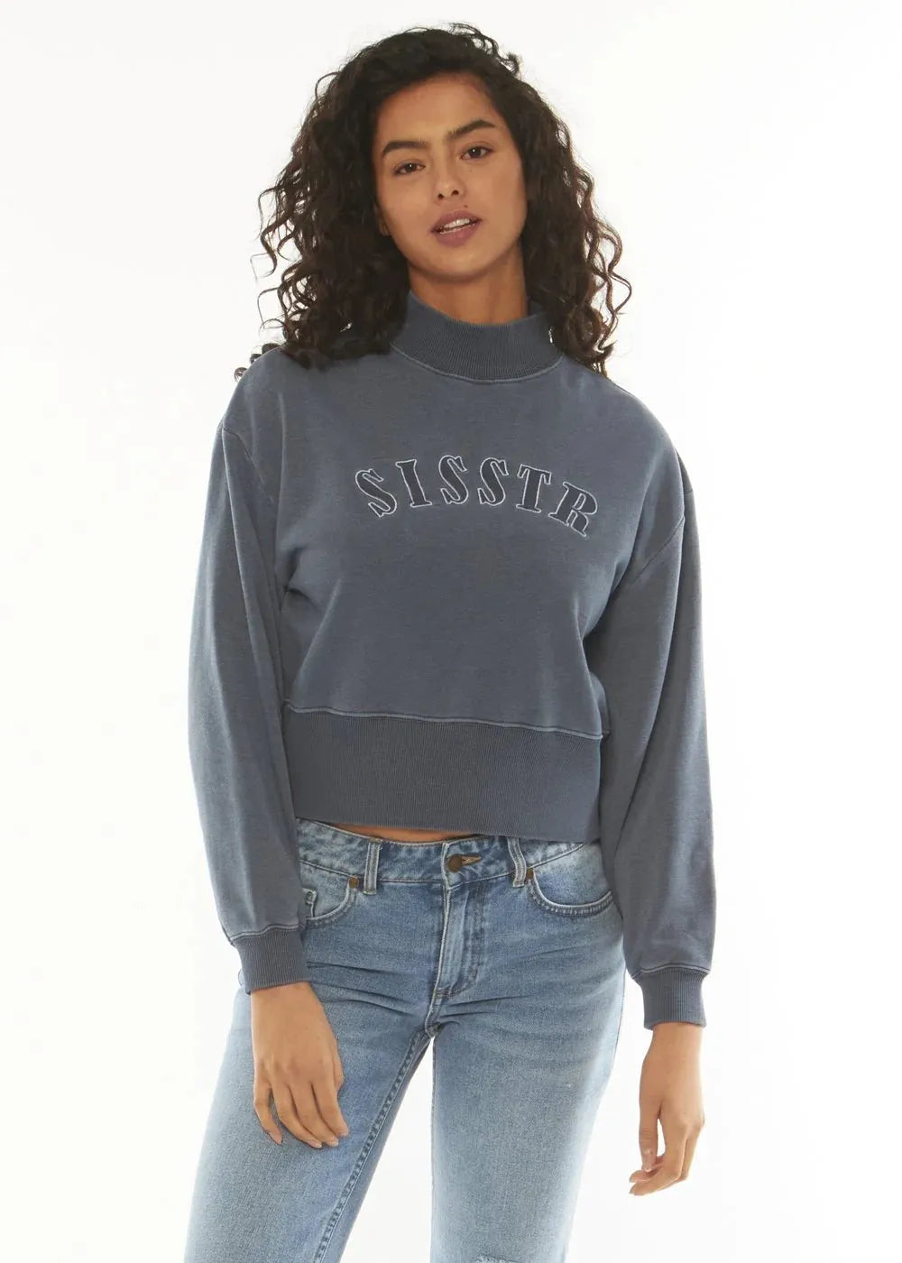 Reckless Ls Fleece Top Final Sale Starlight pic 1 | SoHa Surf Shop