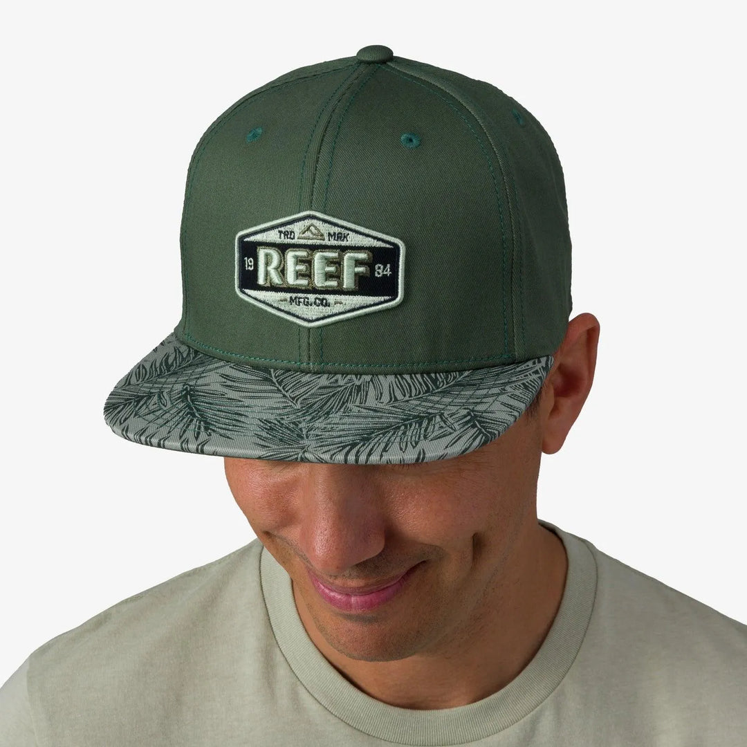 Reef Men's Outrider Twill Hat Dark Forest pic 1 | SoHa Surf Shop