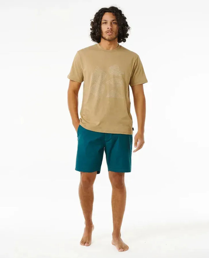 Ripcurl Men's Searchers Walkshort Blue Green pic 4 | SoHa Surf Shop