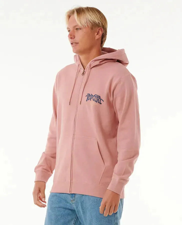 Ripcurl Men's Shred Till Dead Zip Hood Mushroom pic 2 | SoHa Surf Shop