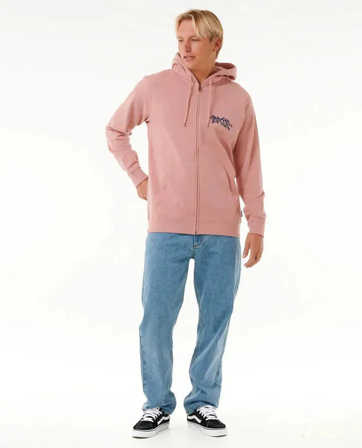 Ripcurl Men's Shred Till Dead Zip Hood Mushroom pic 4 | SoHa Surf Shop